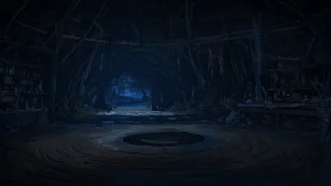 Hidden Witch's Hut map, Empty Night variant