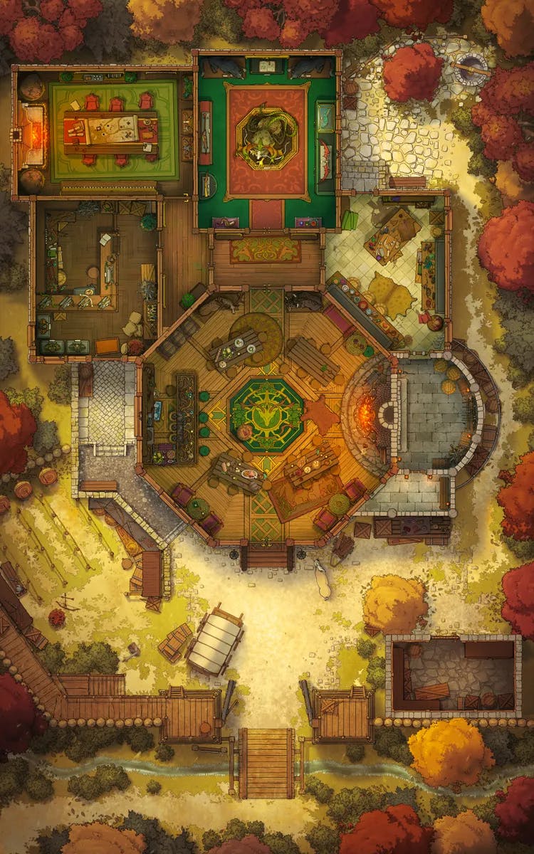 Village Hunting Guild map, Autumn variant