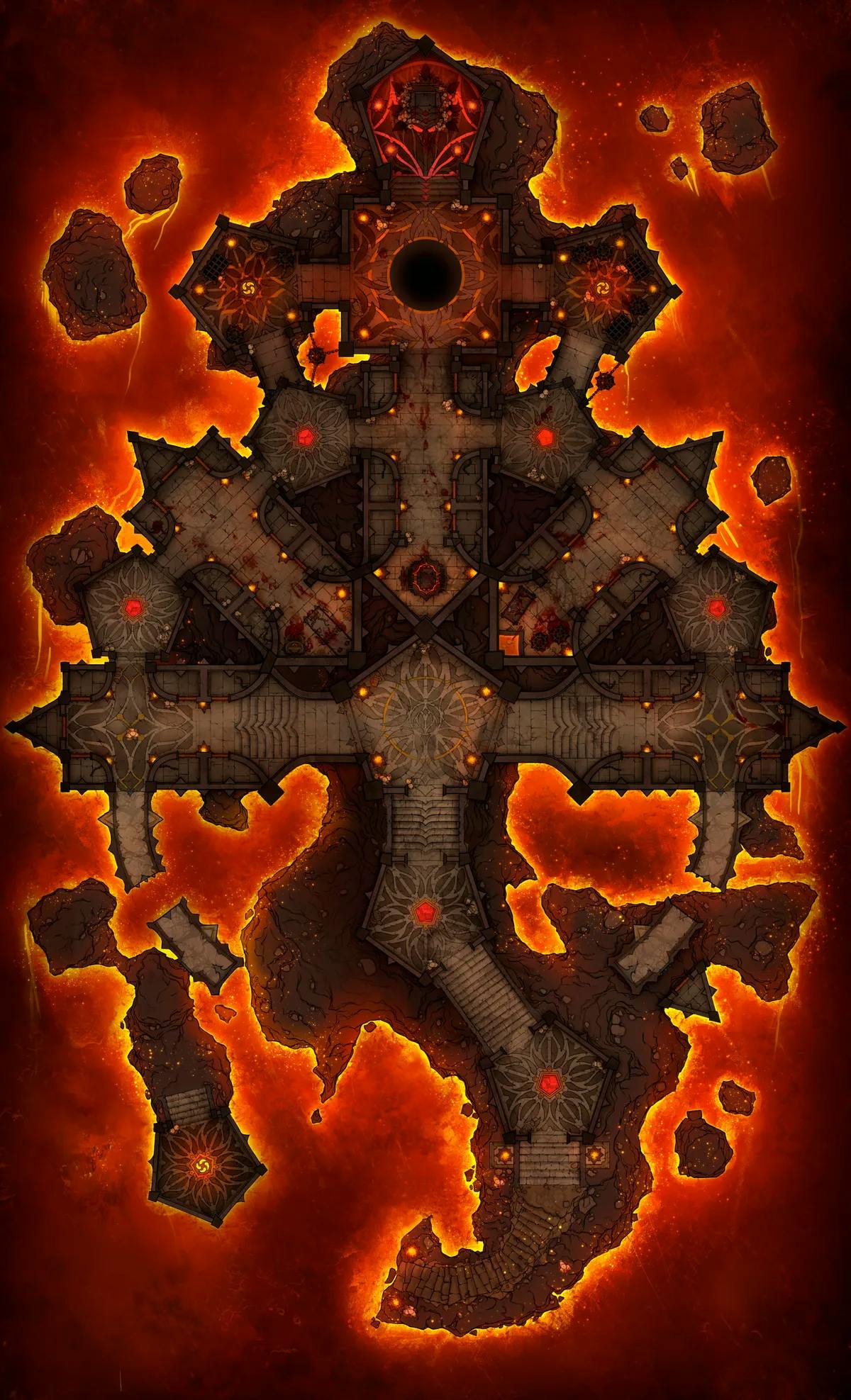 Hellfire Prison map, Pit variant thumbnail