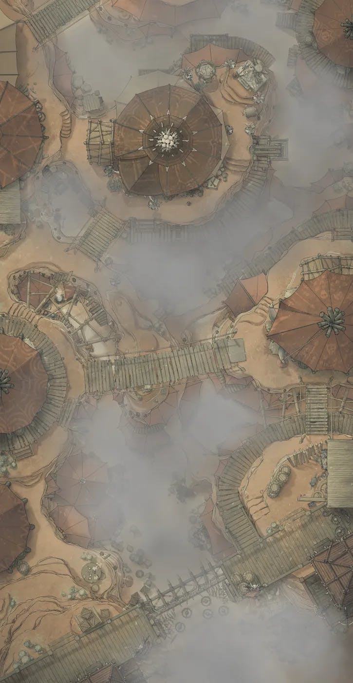 Goblin City Centre map, Fog variant