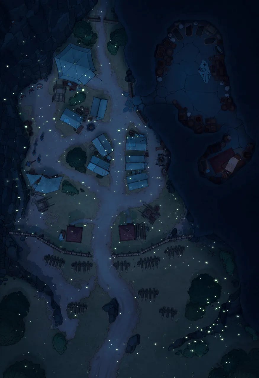 Rebel Camp map, Fireflies variant