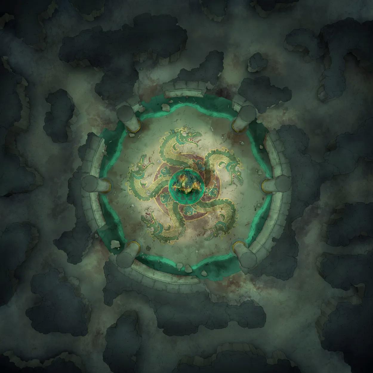 Ancient Hydra Lair map, Hydra variant thumbnail