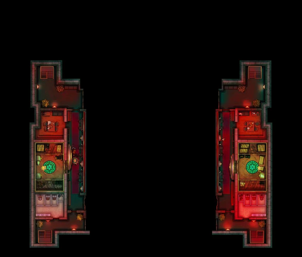 Wizard Bank Interior map, Floor 01 Alarm variant thumbnail