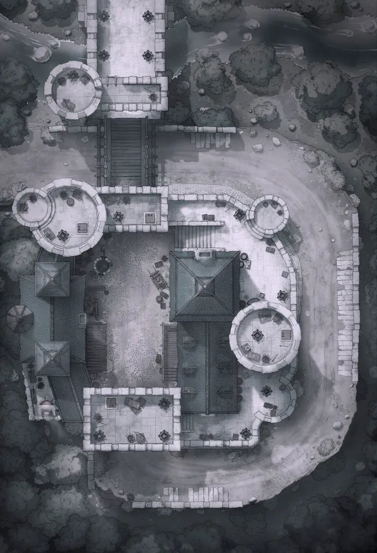 Riverwood Toll Castle map, Shadow Realm variant