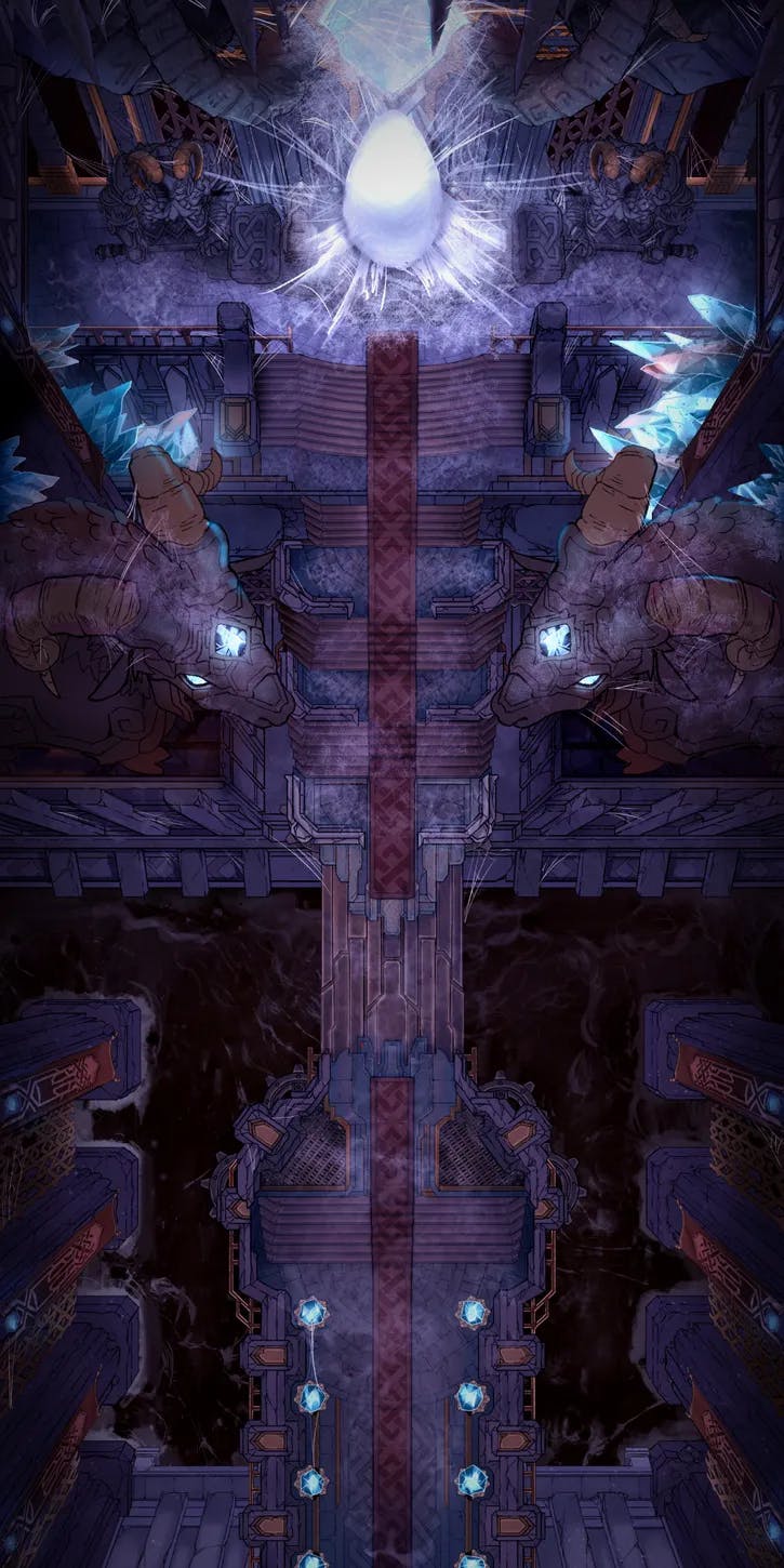 Dwarven Throne Hall map, Spider Egg variant thumbnail