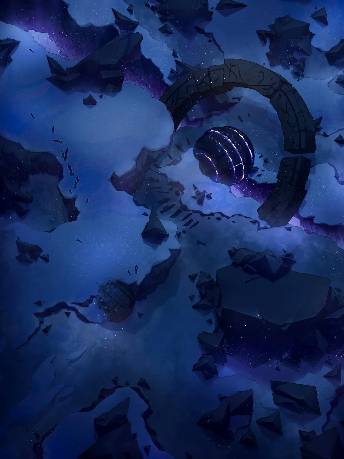 Megalith Gate map, Phase 2 Night variant thumbnail