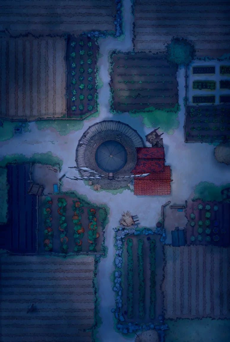 Windmill Farm map, Original Night variant