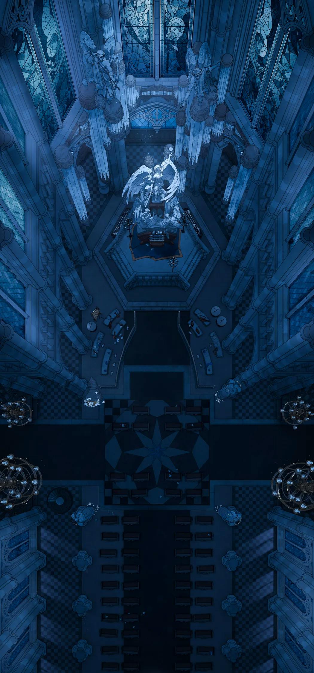 Grand Cathedral Interior map, Original Moonlight variant thumbnail