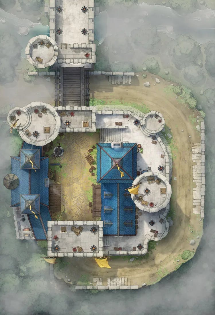 Riverwood Toll Castle map, Rising Fog 2 variant thumbnail