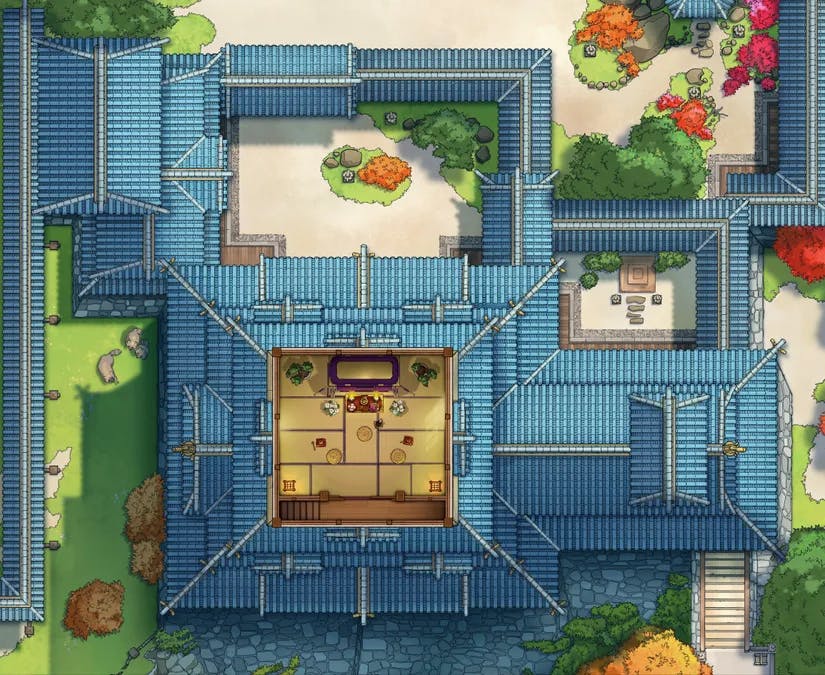 Japanese Castle Interior map, Floor 05 Original Day variant thumbnail