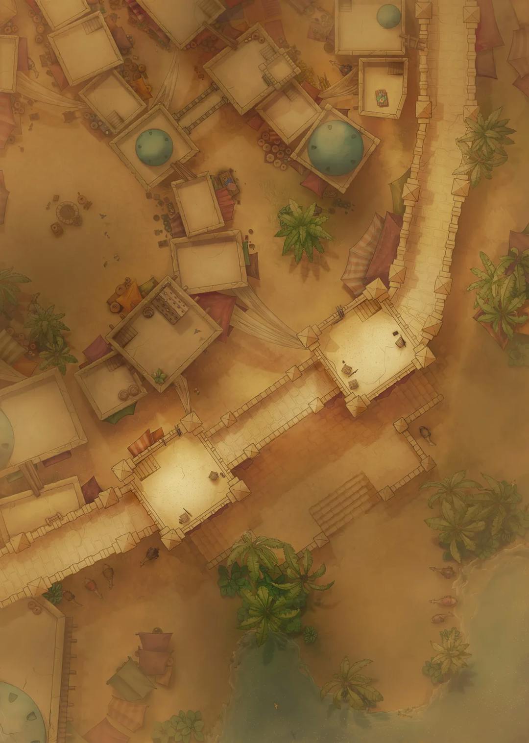 Oasis City map, Sandstorm variant