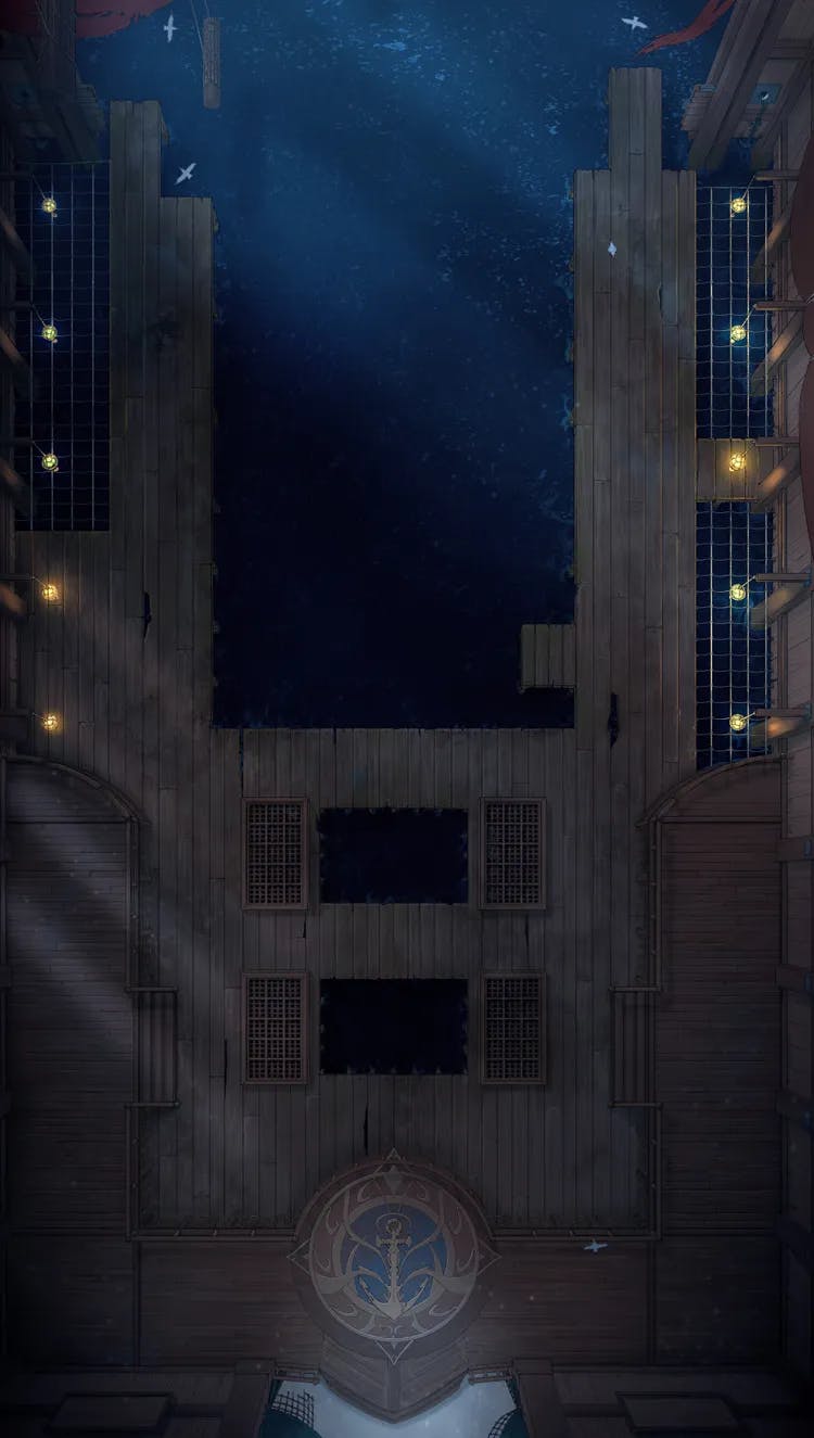 Secret Sailor Lair map, Empty Night variant thumbnail