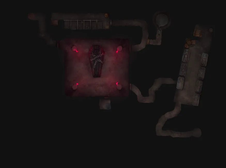 Vampire Mansion map, Giant Basement variant