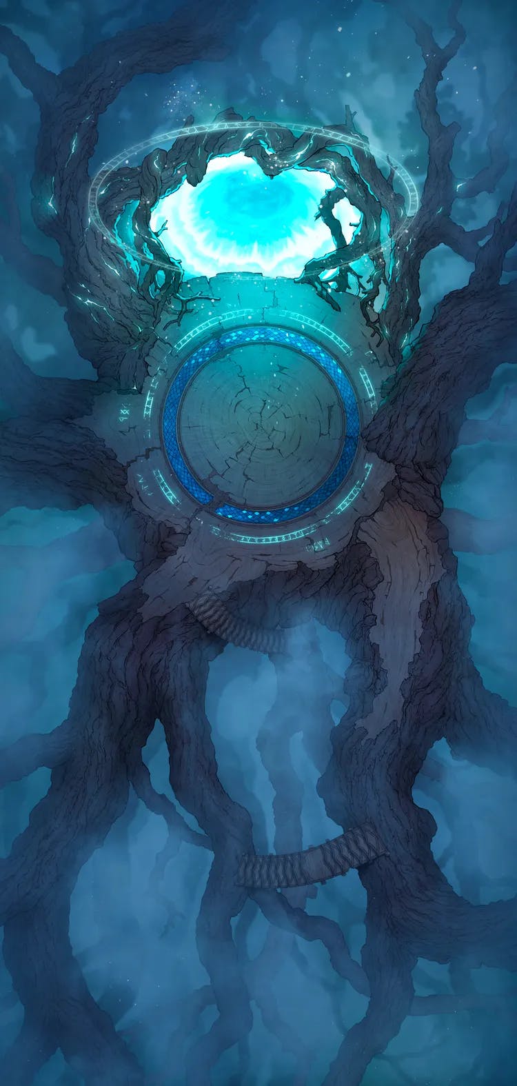 Yggdrasil Treetop map, Original Night variant