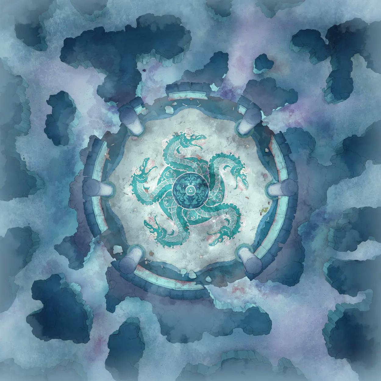 Ancient Hydra Lair map, Ice variant thumbnail