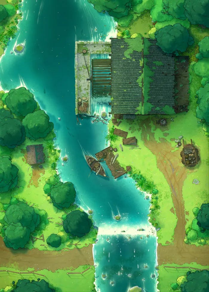 Bone Mill Exterior map, No Bridge variant thumbnail