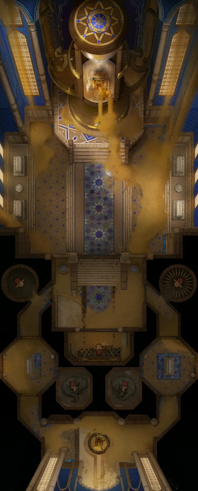 Tomb of Sand Interior map, Original Day variant