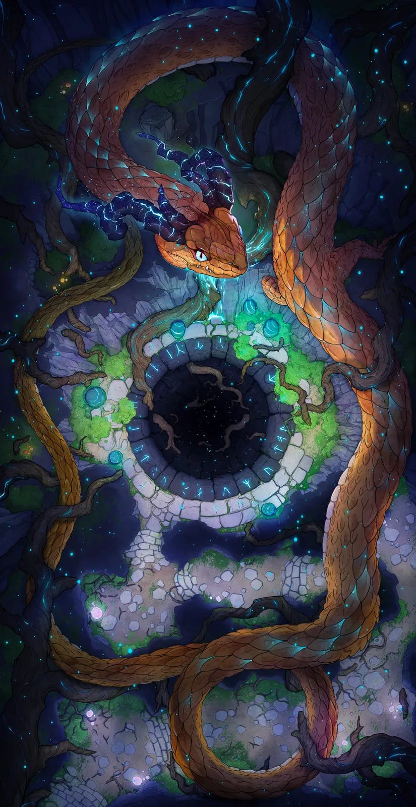Yggdrasil Roots map, Fireflies variant thumbnail