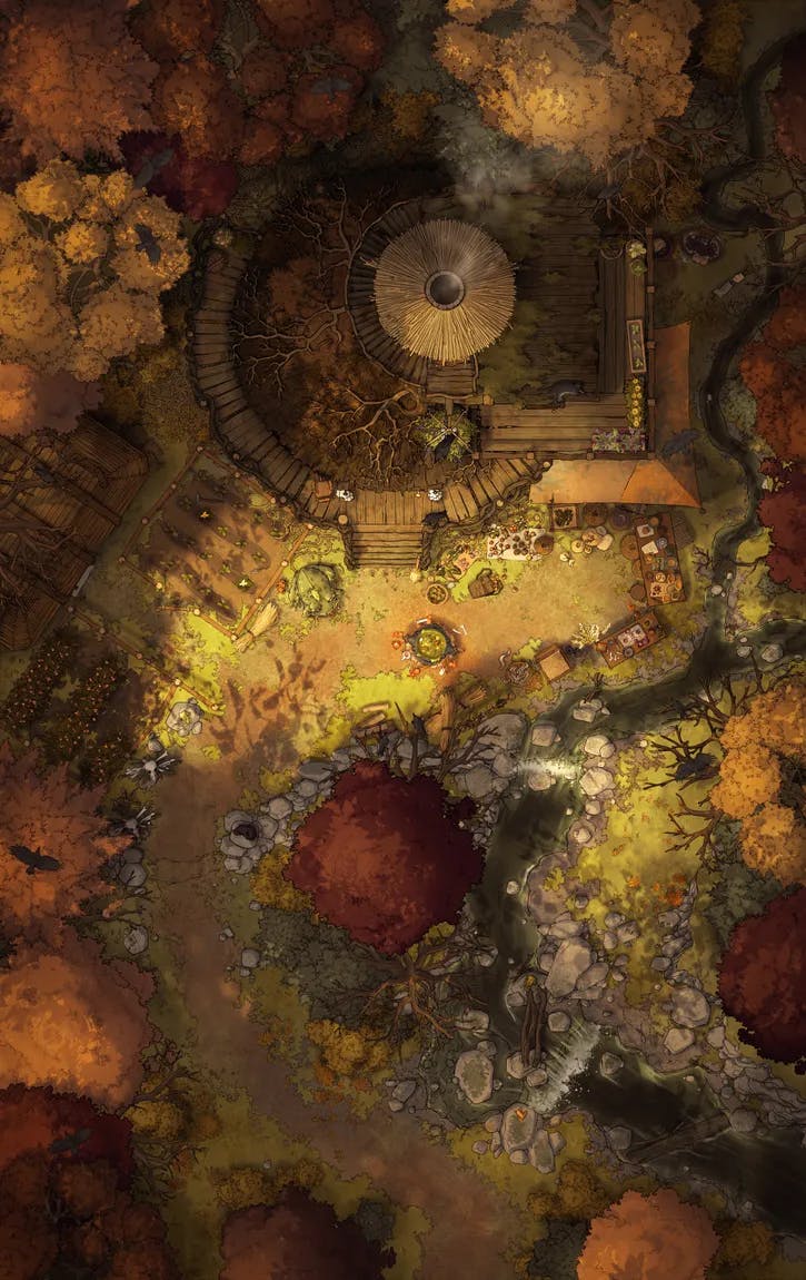 Hidden Witch's Hut map, Autumn variant thumbnail