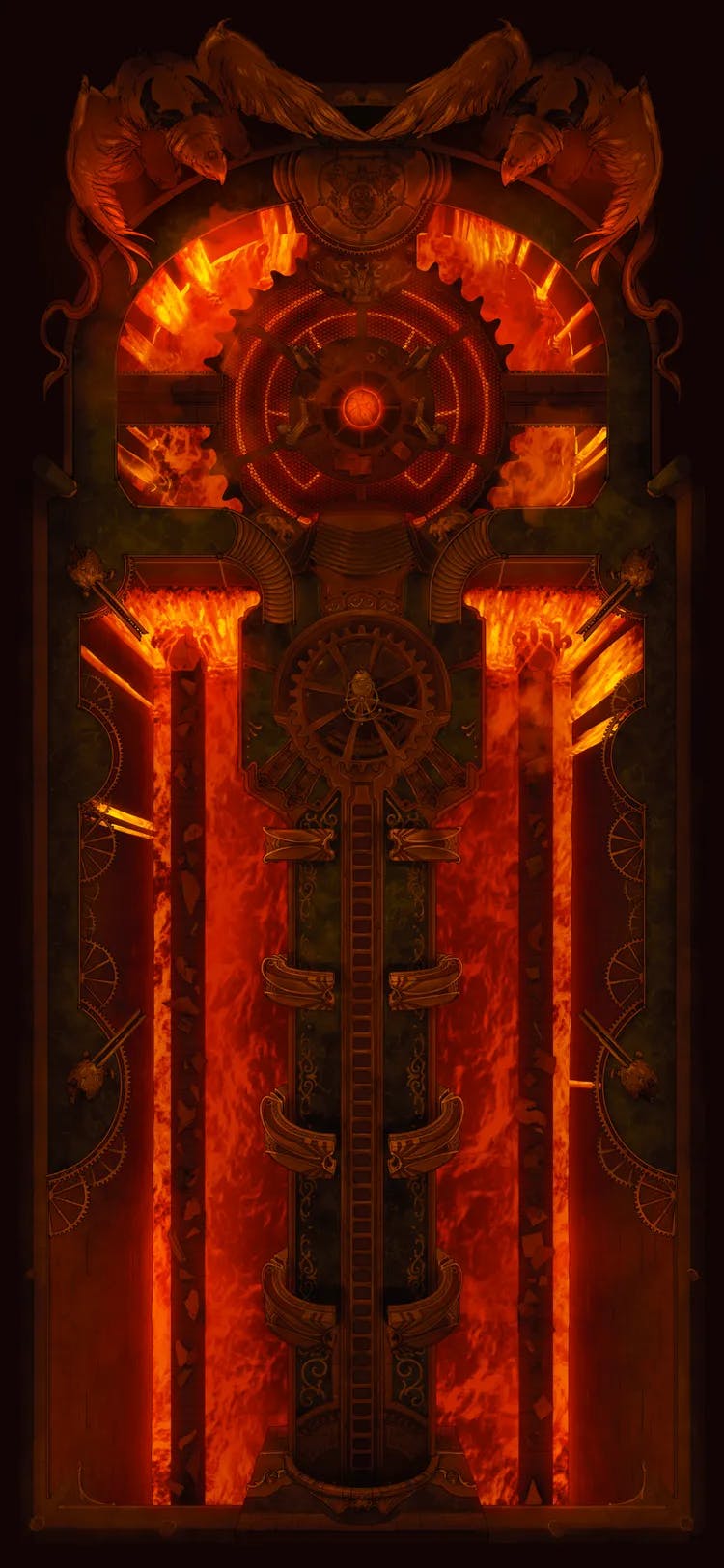 Clockwork Dragon Lair Interior map, Heat variant thumbnail