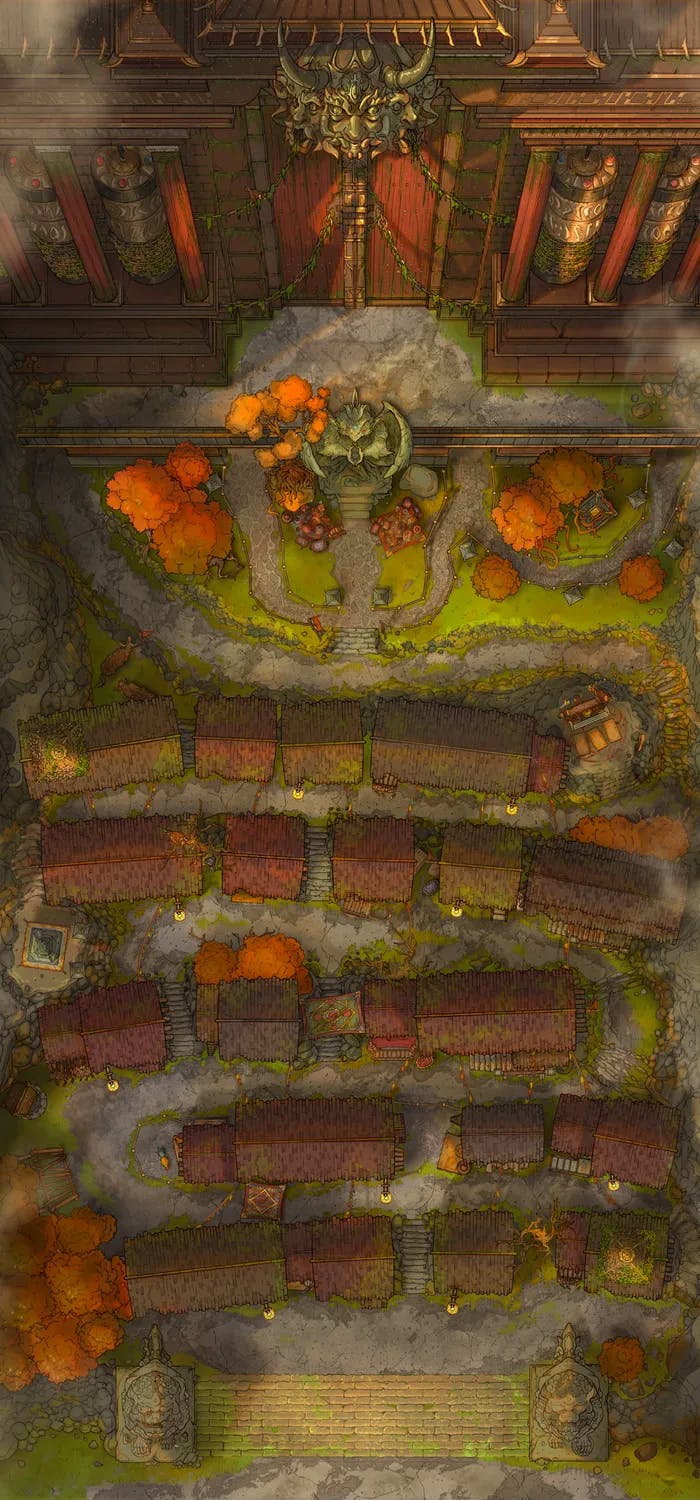 The Forbidden Gates map, Autumn variant