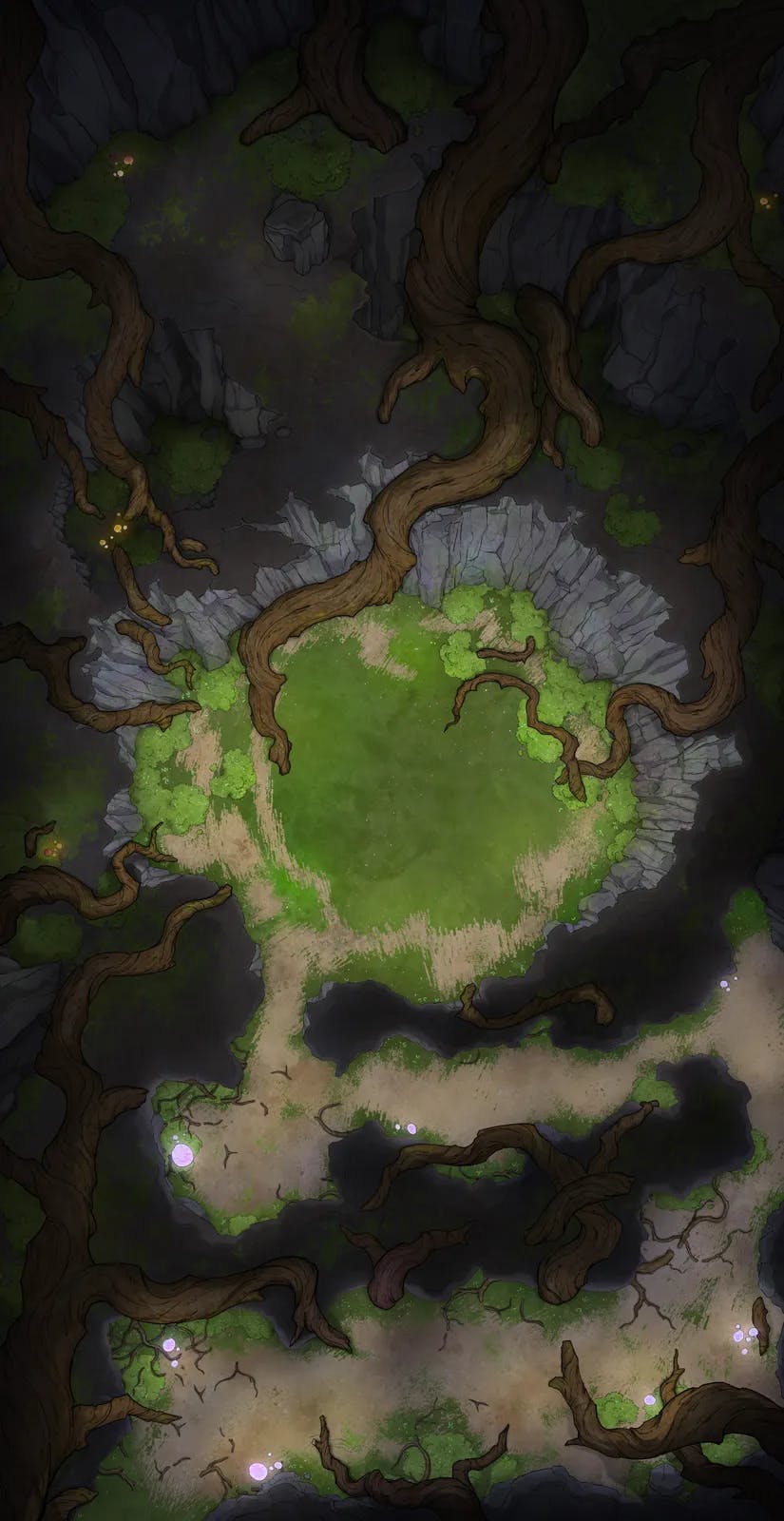 Yggdrasil Roots map, Cave Natural variant thumbnail