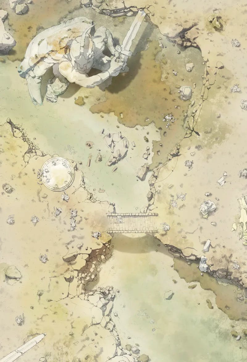 Medusa's Wake map, Desert variant