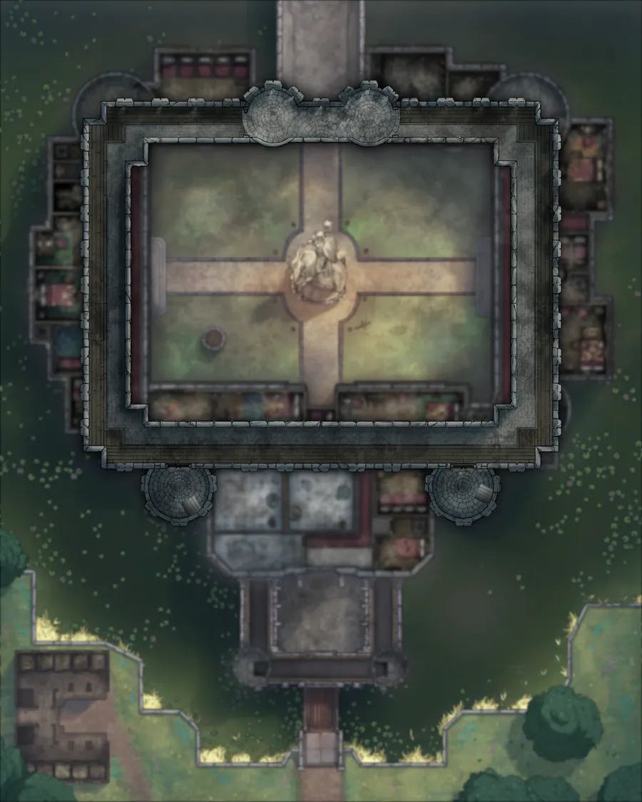 Palace Outer Court map, Third Floor Abandoned variant thumbnail