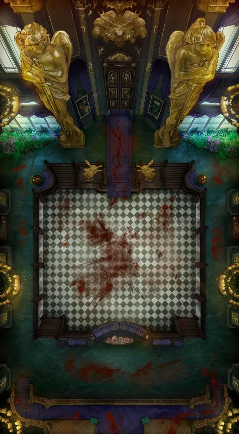 Opulent Ballroom map, Massacre variant