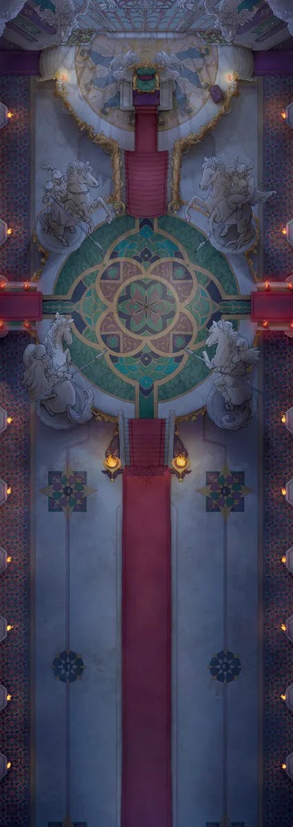 Royal Throne Room map, Night Torches variant thumbnail