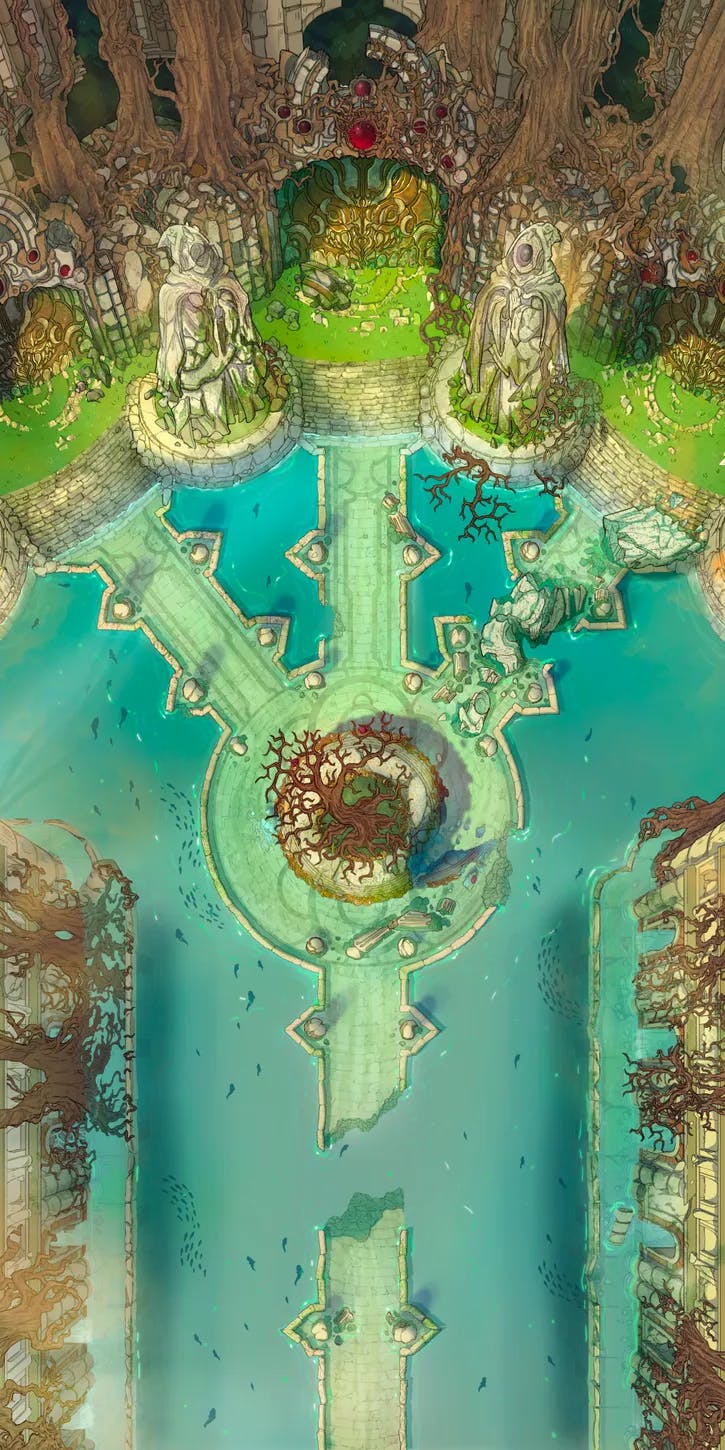Flooded Fey Ruins map, Peace variant thumbnail