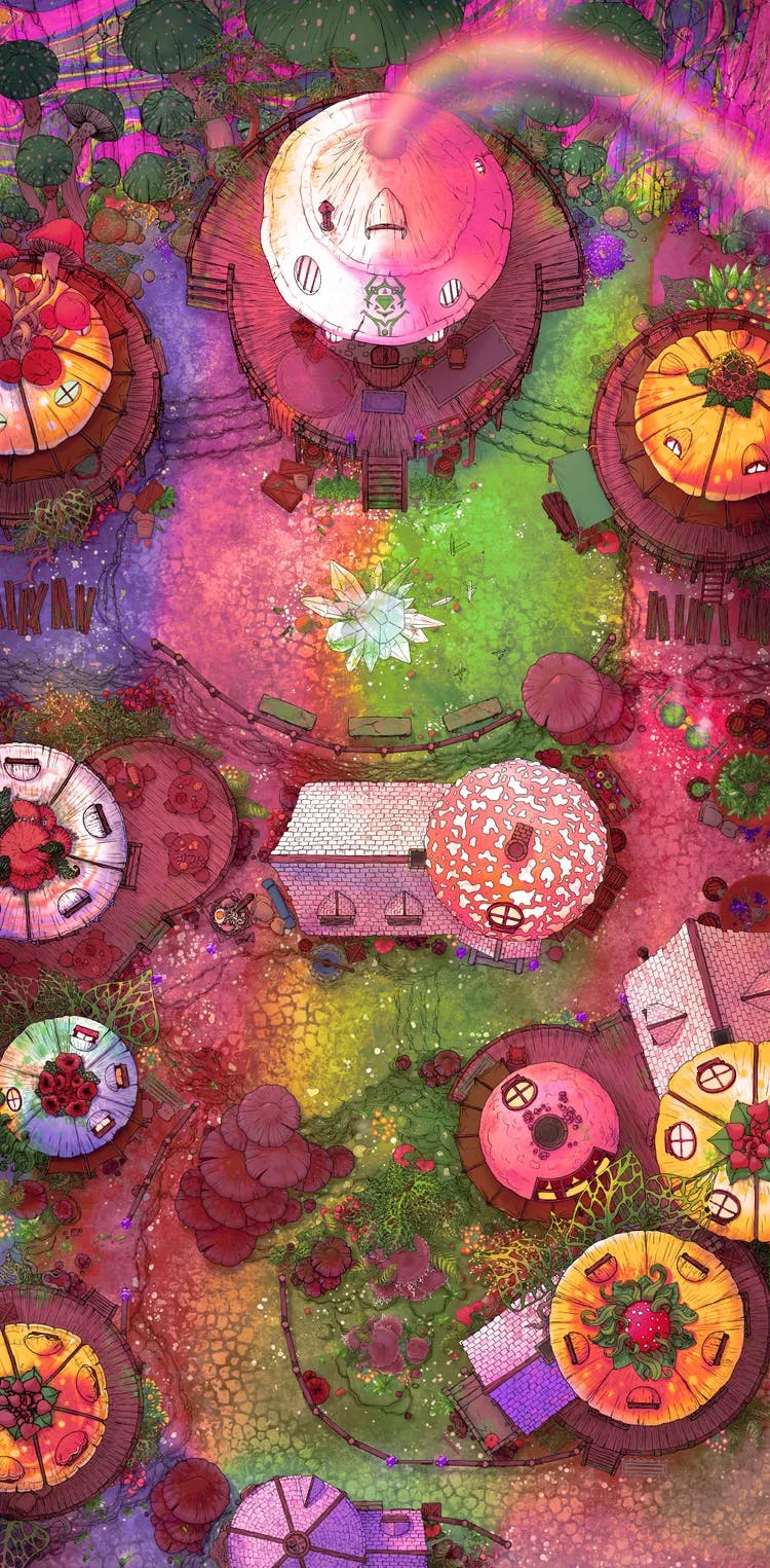 Gnome City Centre map, Funny Mushroom variant thumbnail