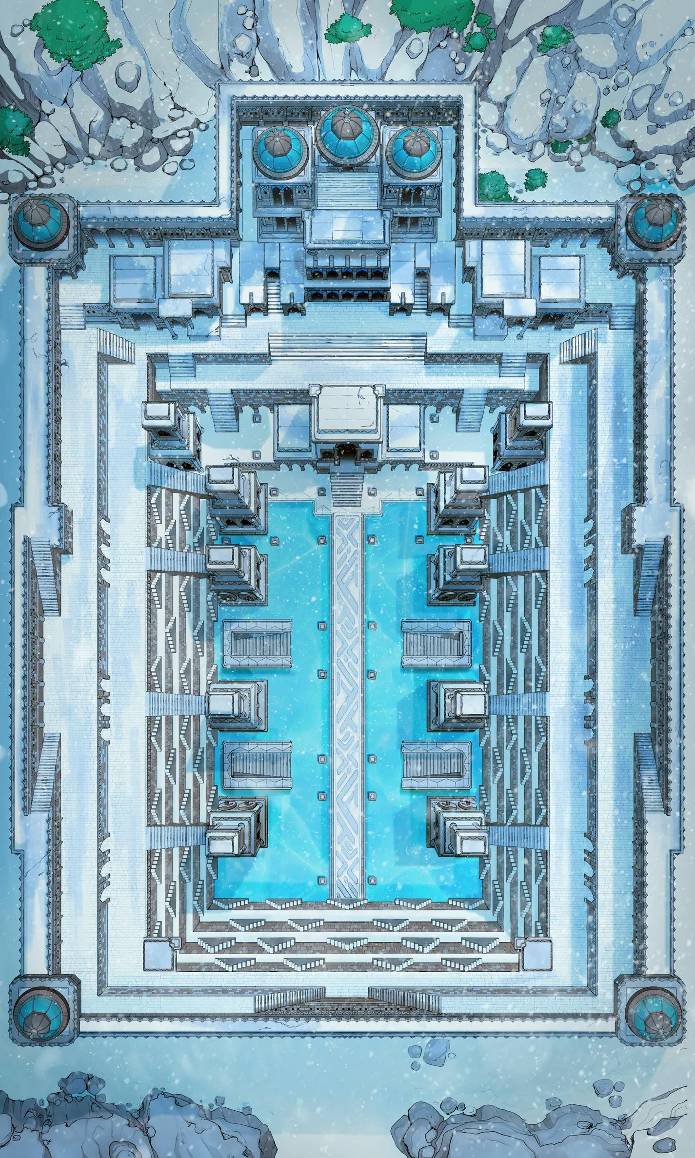 Ancient Stepwell map, Winter Day variant thumbnail