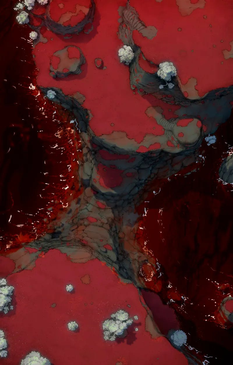 Ropebridge Chasm map, Bloodlands variant