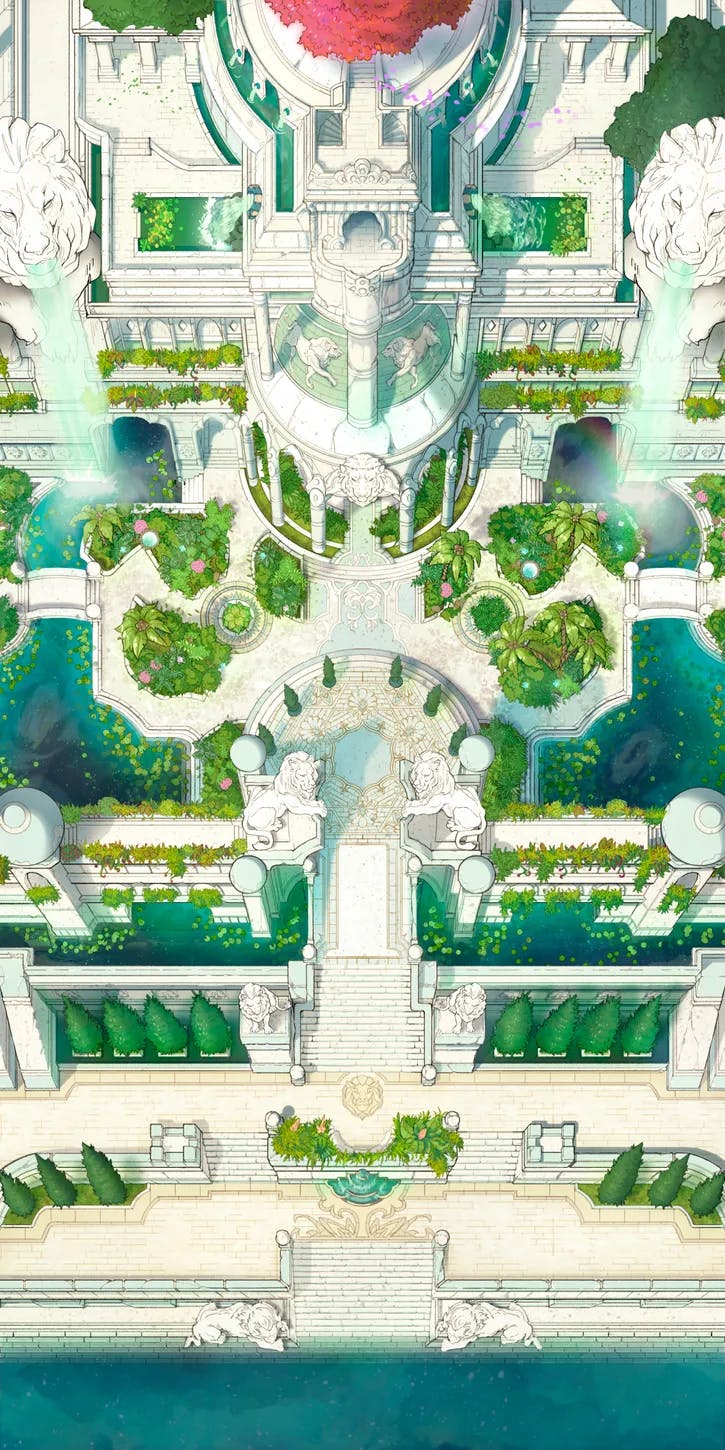 Hanging Gardens map, White Palace variant thumbnail