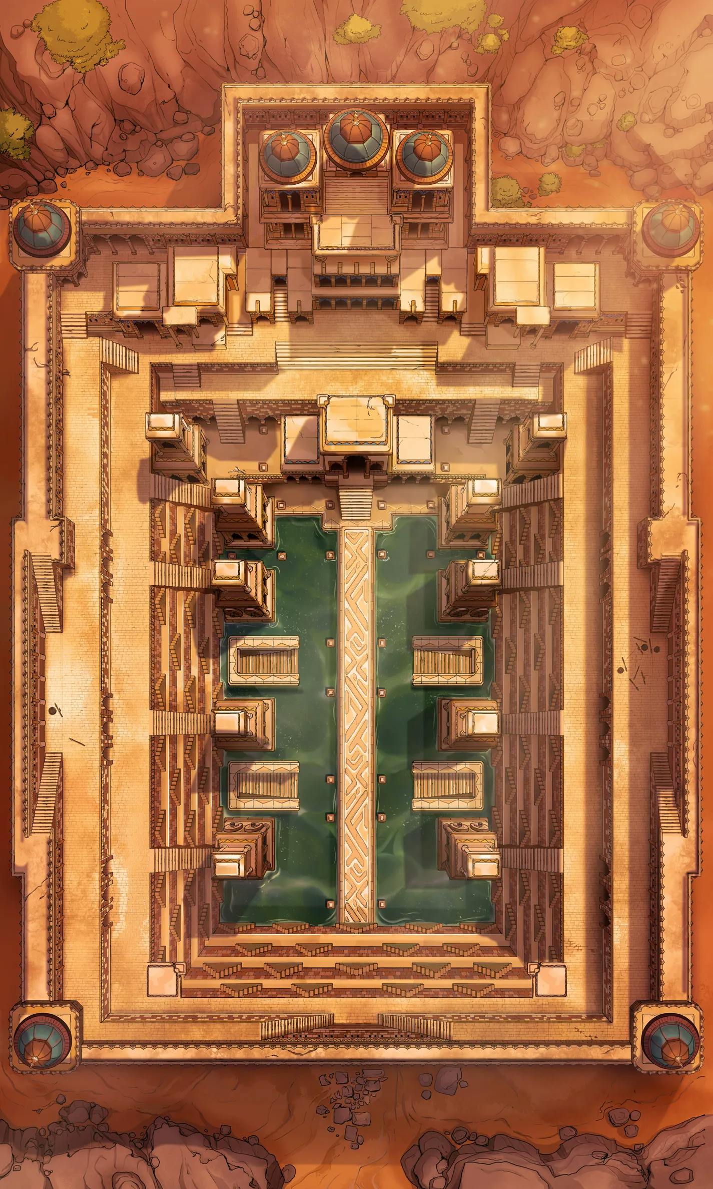 Ancient Stepwell map, Sunset variant thumbnail