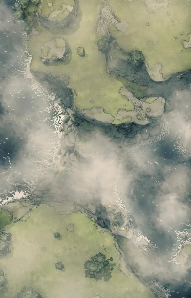 Ropebridge Chasm map, Fog variant thumbnail