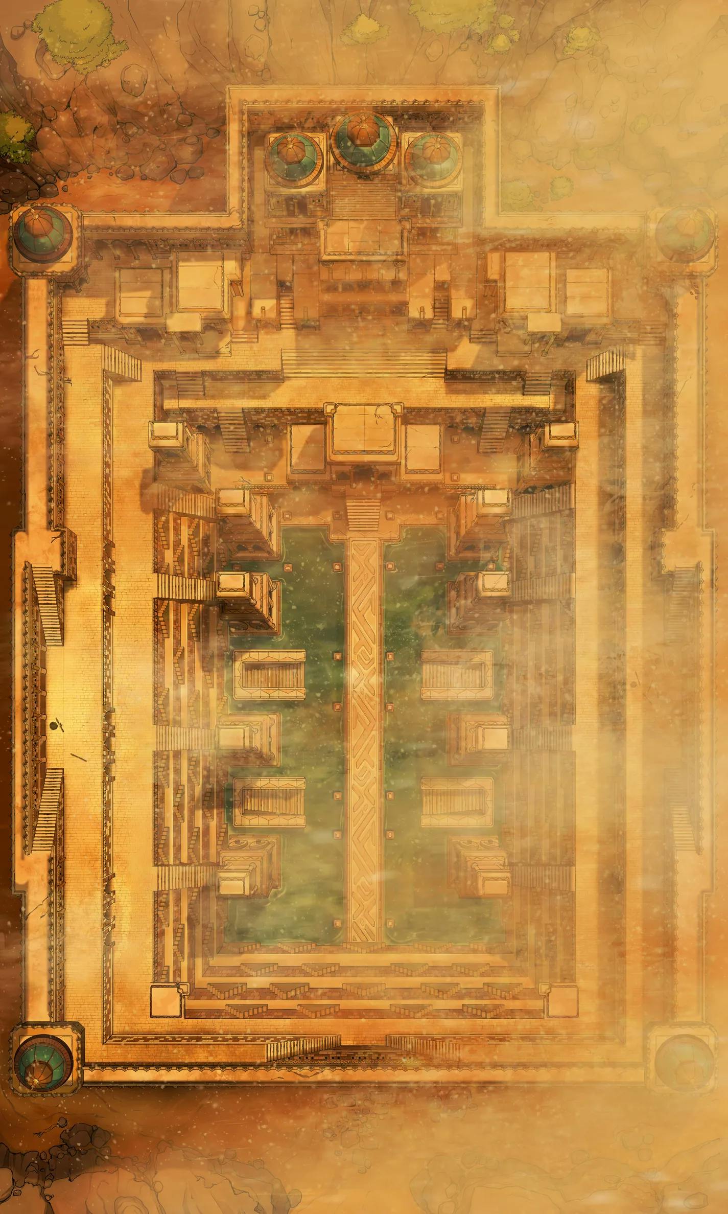 Ancient Stepwell map, Sandstorm variant thumbnail