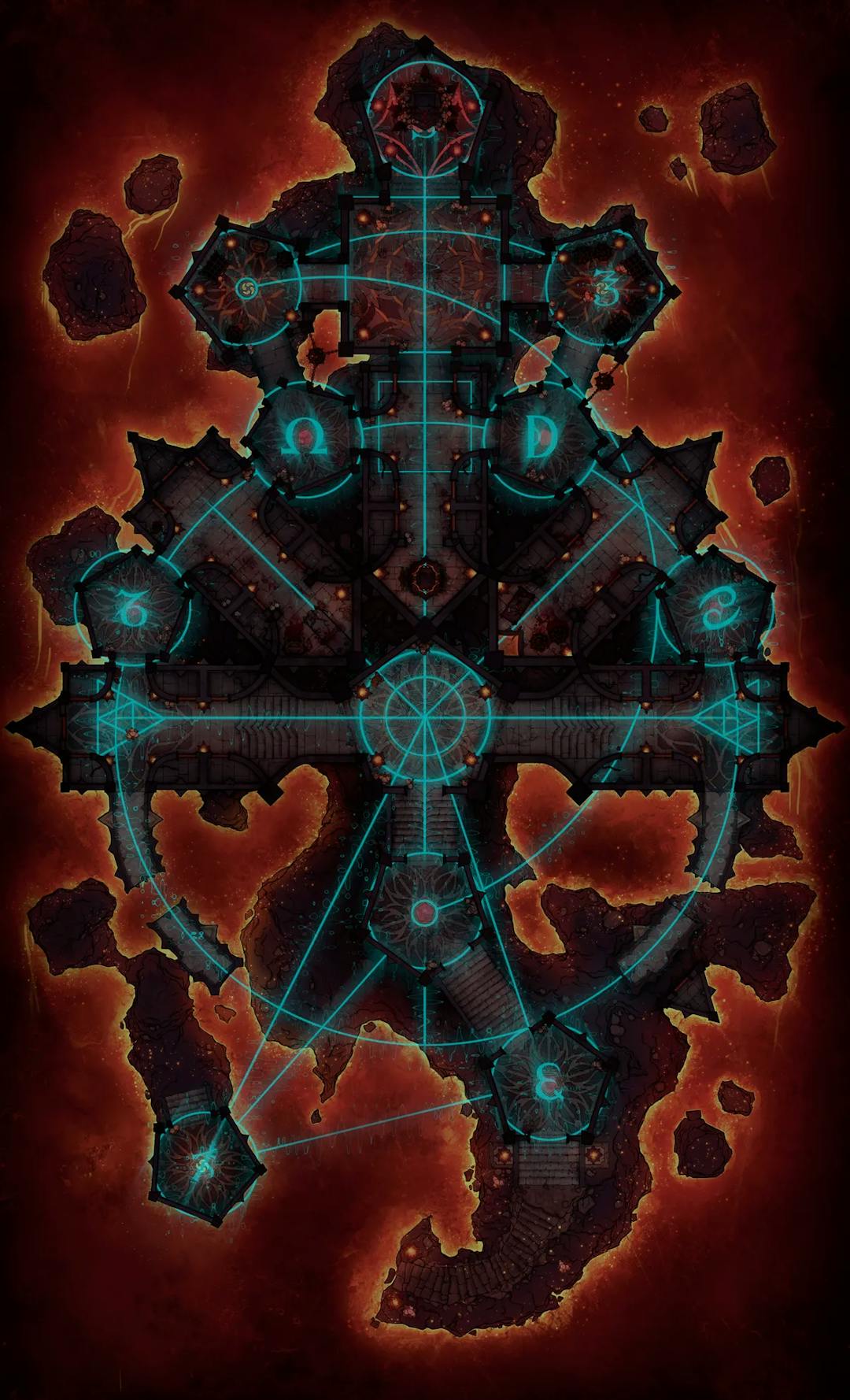 Hellfire Prison map, Summoning variant