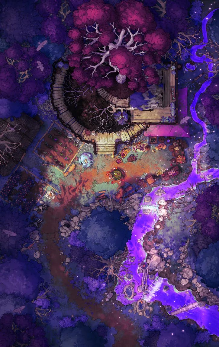 Hidden Witch's Hut map, Fey variant