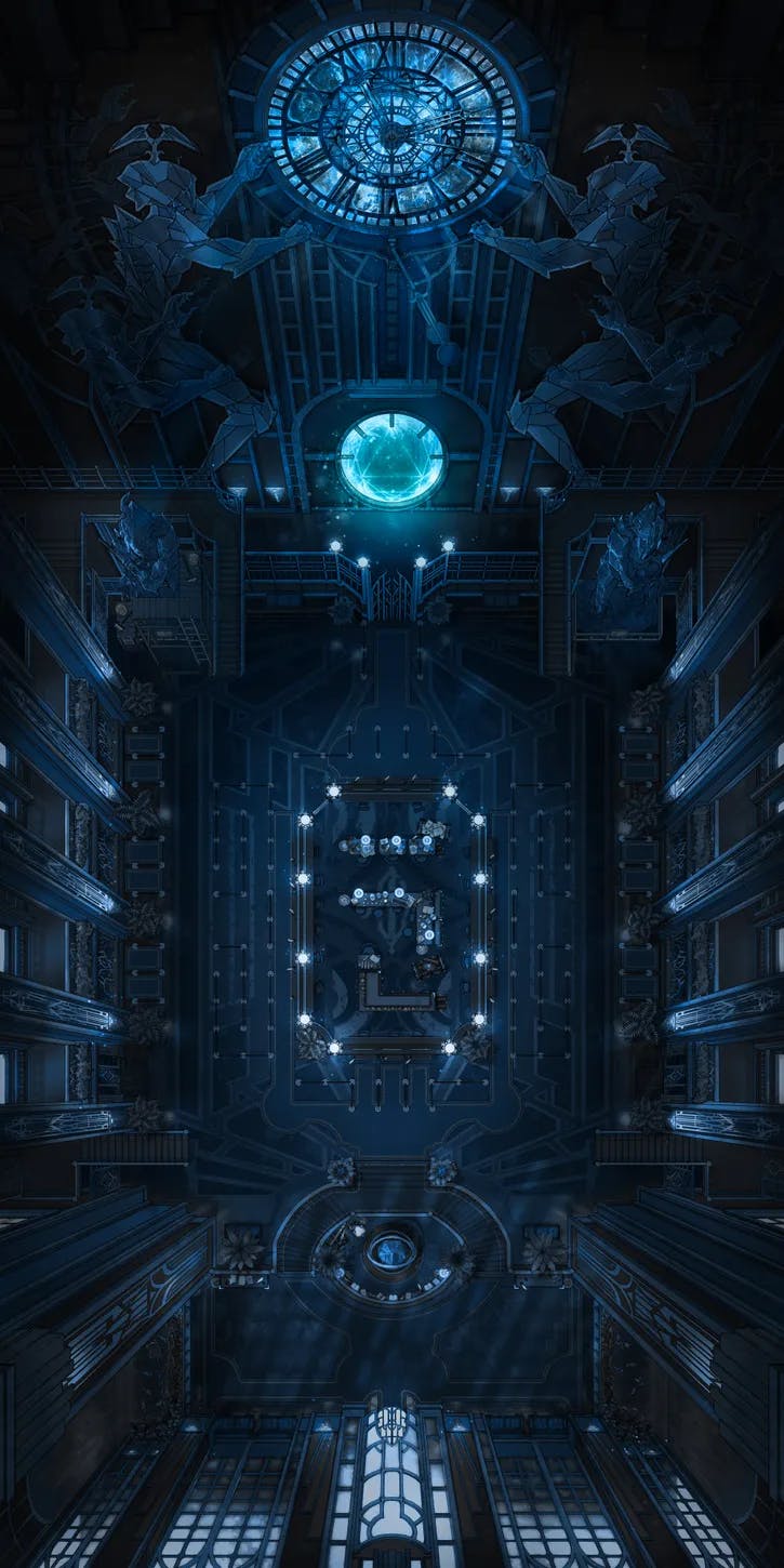 Wizard Vault map, Lunar Hour Portal variant thumbnail