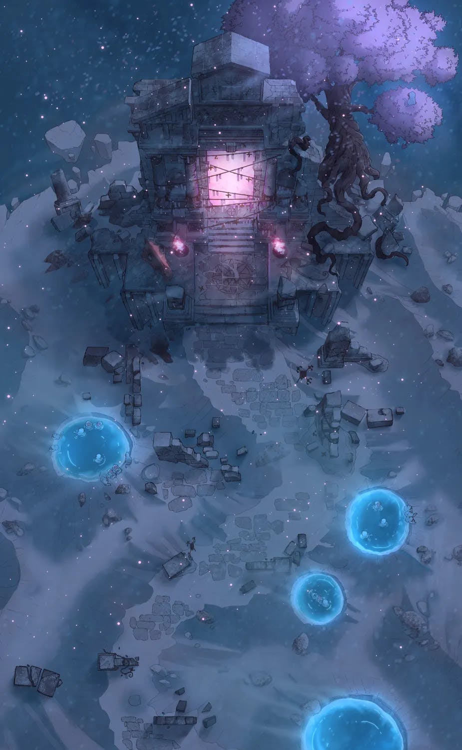 Wizard Prison Pt. 1 map, Hot Spring Night variant thumbnail
