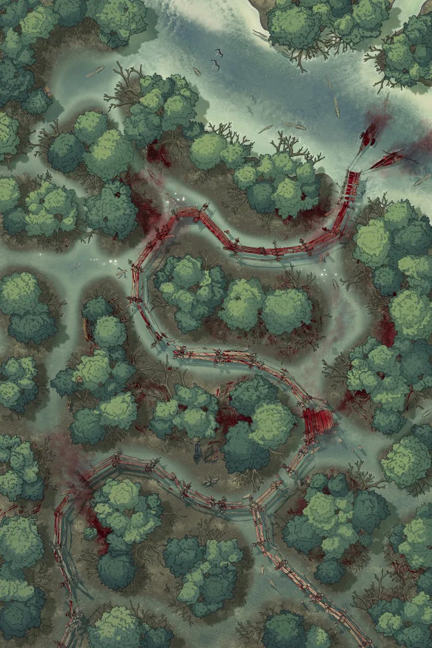 Mangrove Forest map, Massacre variant thumbnail