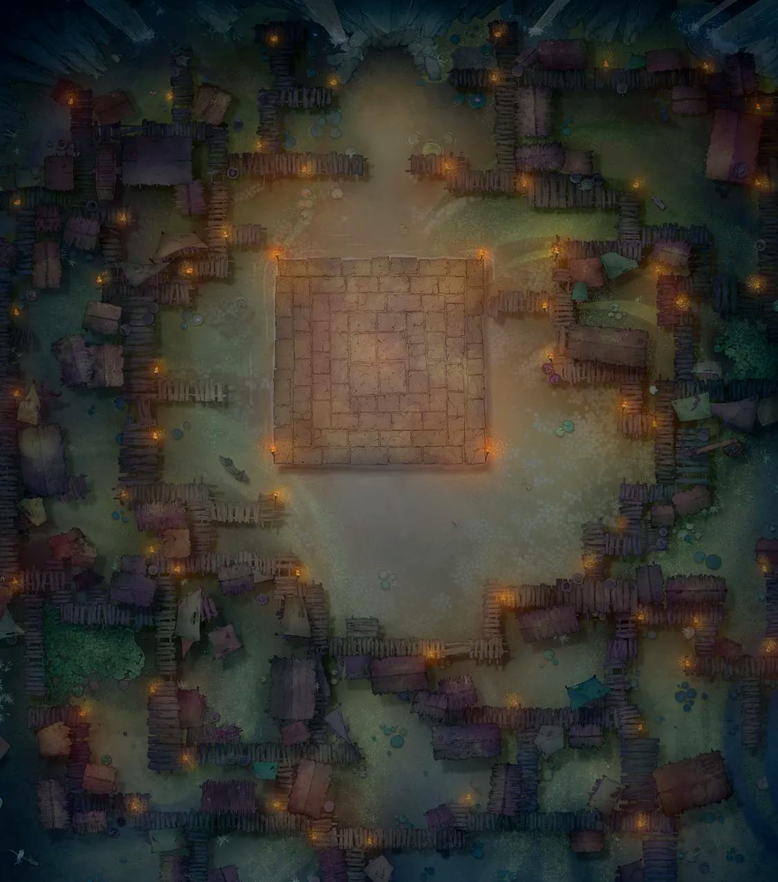 Bullywug Swamp map, Stone Platform Night variant thumbnail
