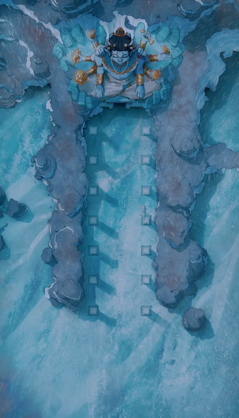 Necropolis Entrance map, Ice Temple variant