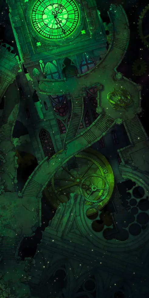 Chrono Chaos Ruins map, Emerald variant thumbnail