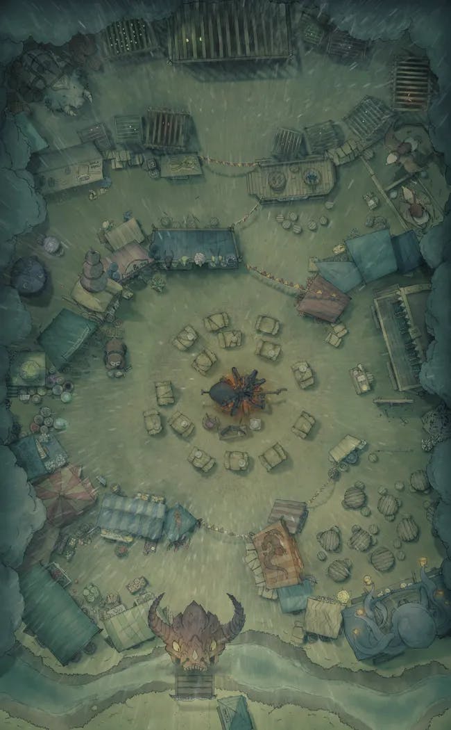 Monster Festival map, Original Rain variant