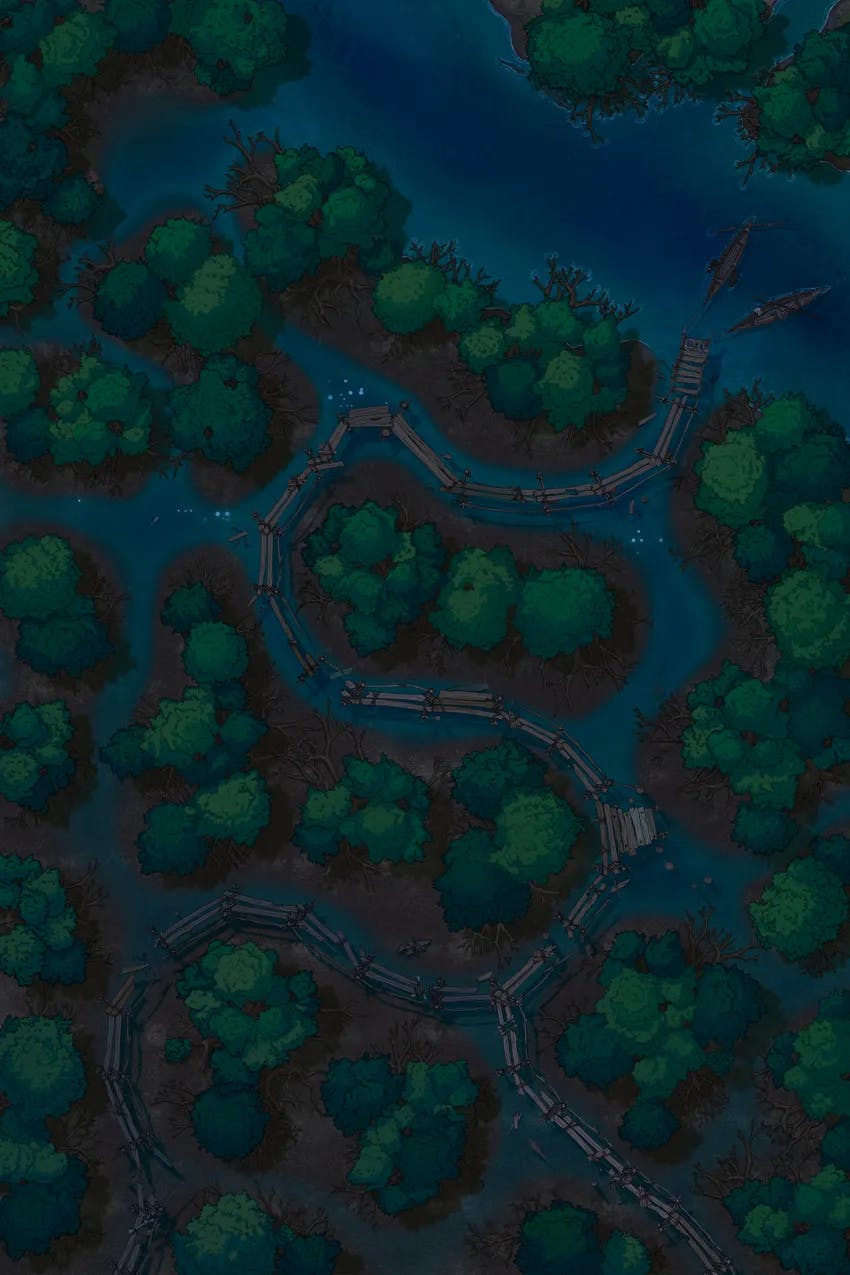 Mangrove Forest map, Original Night variant thumbnail