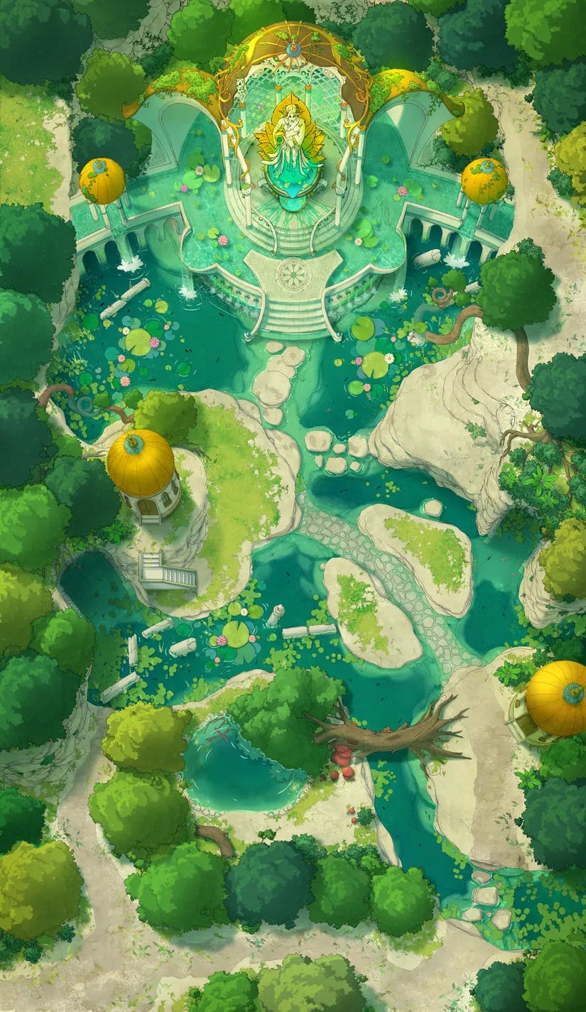 Nymph Fountain map, Original Day variant thumbnail