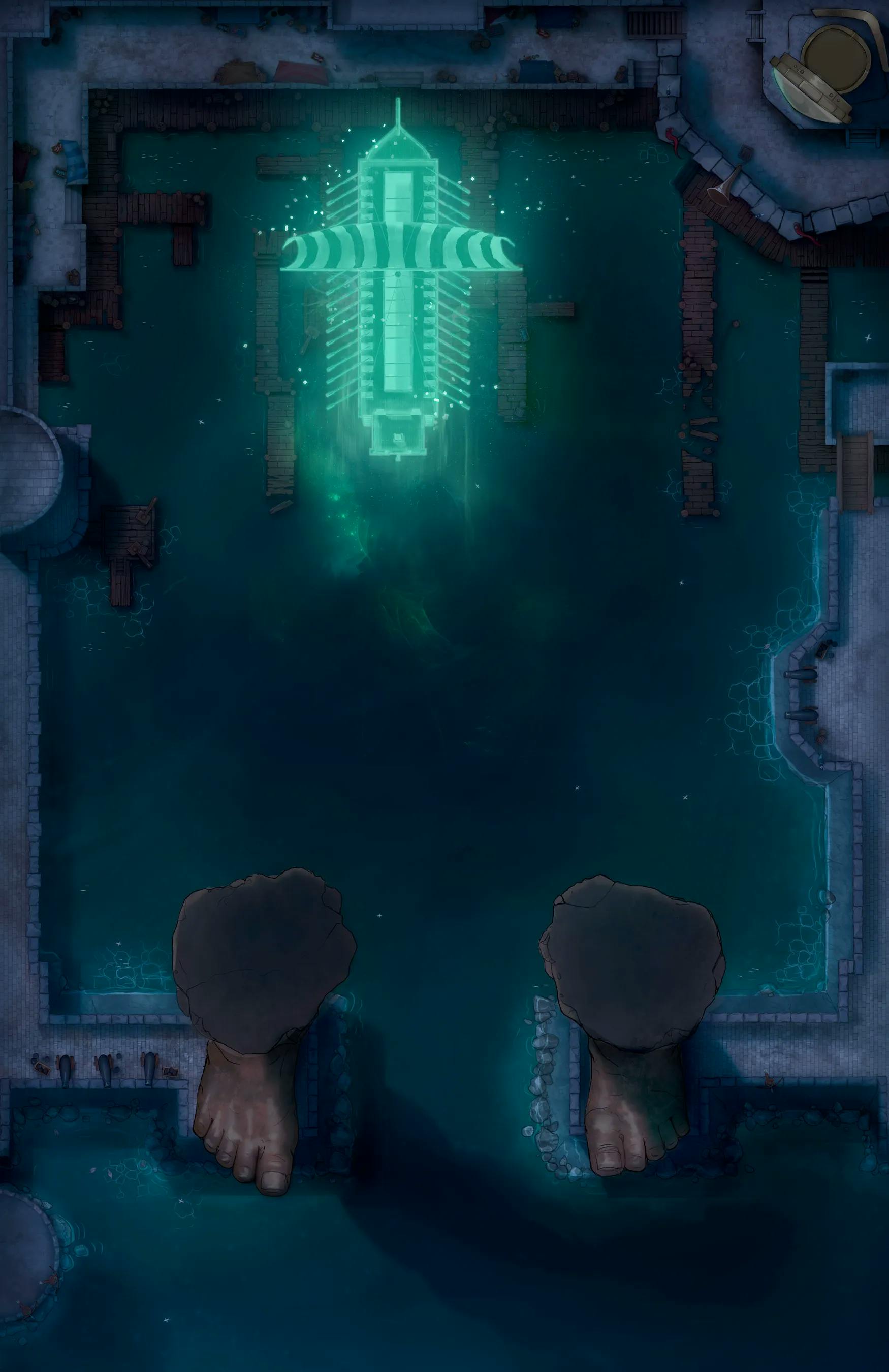 Colossus Port map, Ghost Ship variant thumbnail